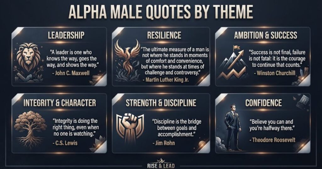 Alpha Male Quotes by Theme