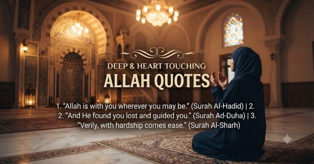 Deep and Heart Touching Allah Quotes for Instagram Bio