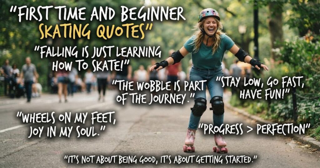 First Time and Beginner Skating Quotes