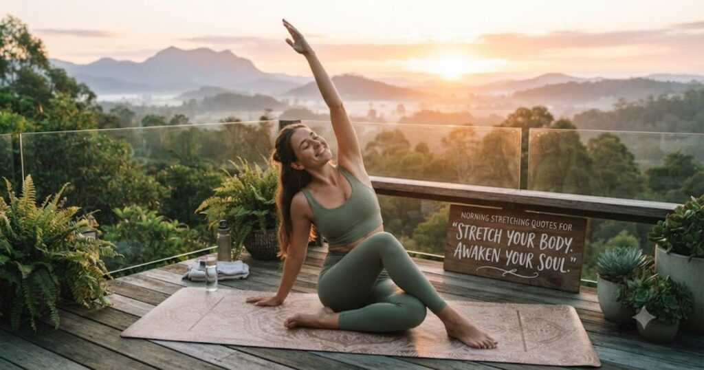 Morning Stretching Quotes for Instagram