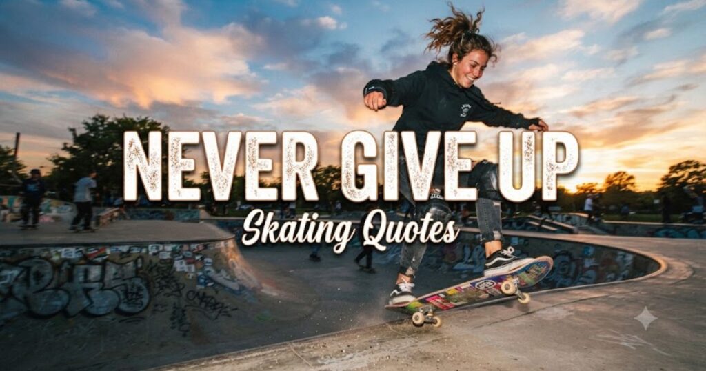 Never Give Up Skating Quotes