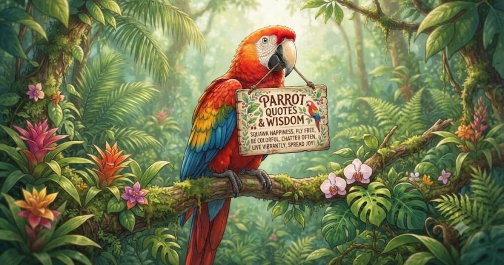 Parrot Quotes and Captions