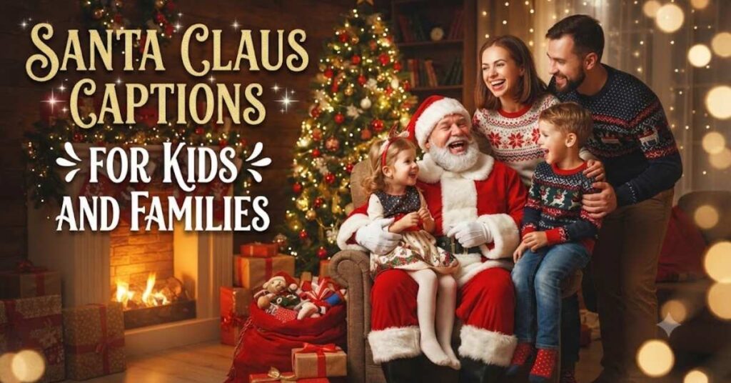 Santa Claus Captions for Kids and Families