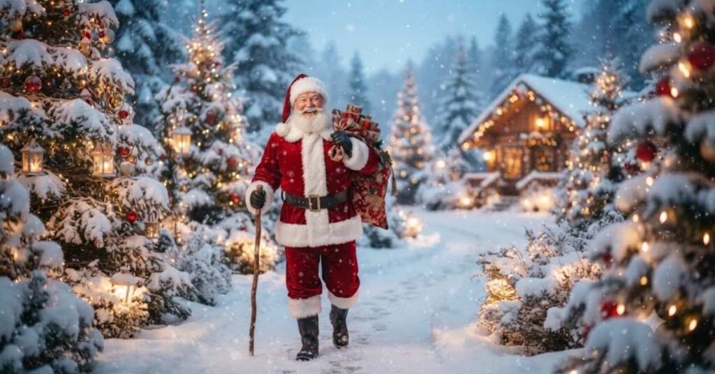 Santa Claus Captions for Winter Wonderland Photos