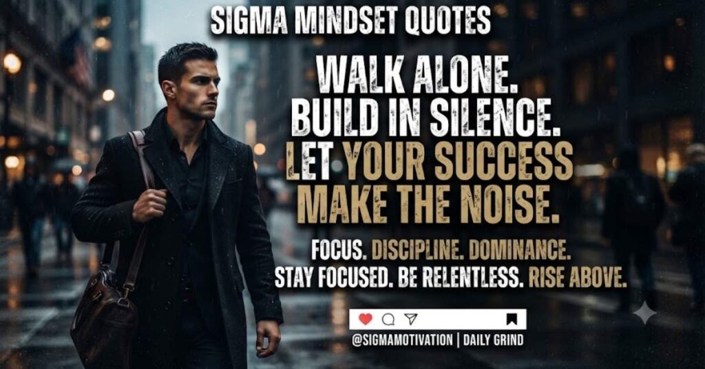 Sigma Mindset Quotes for Instagram