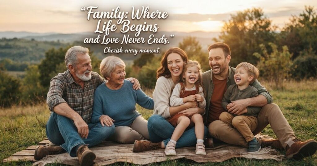 Family Picture Quotes for Reels
