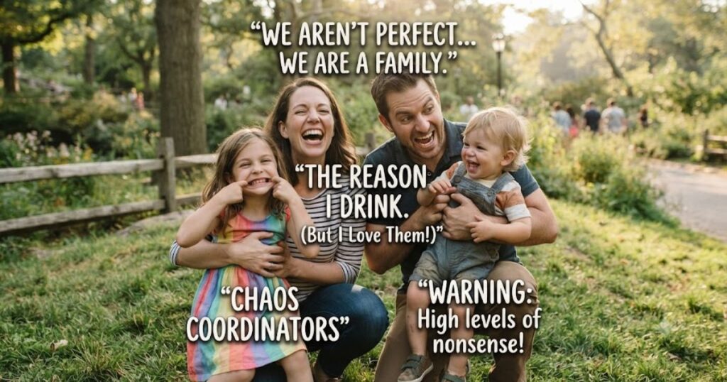 Funny Family Pic Quotes for Instagram