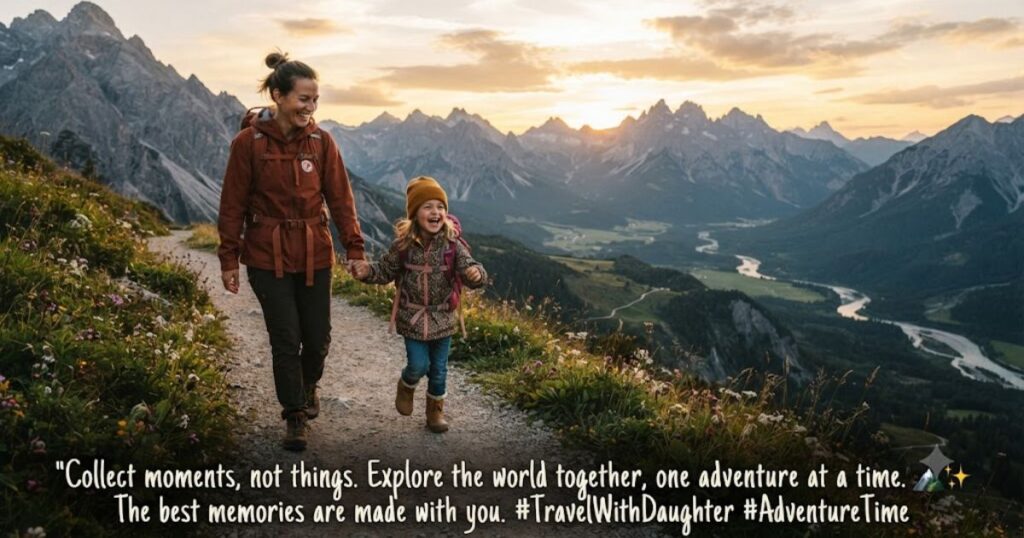 Travel Instagram Quotes with Your Daughter