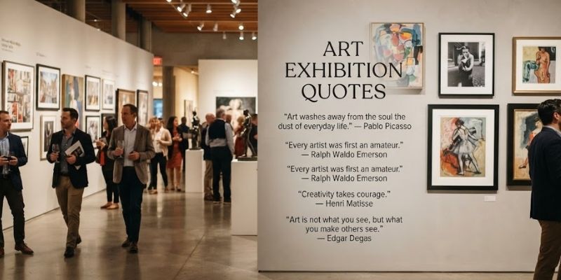 Art Exhibition Quotes