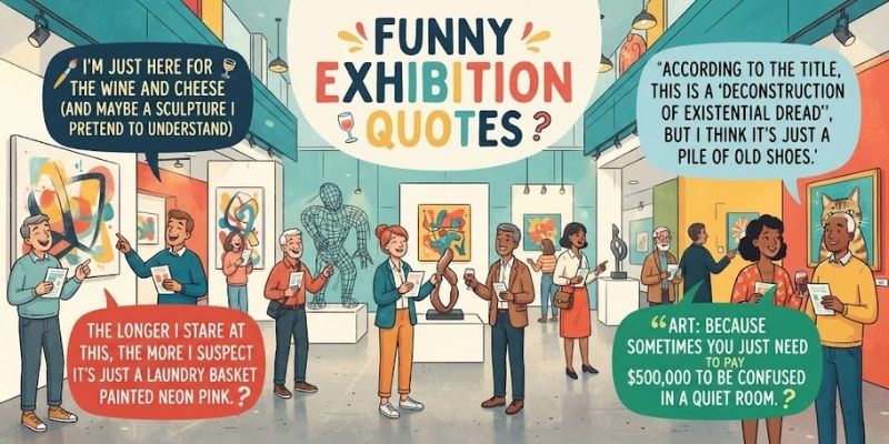 Funny Exhibition Quotes