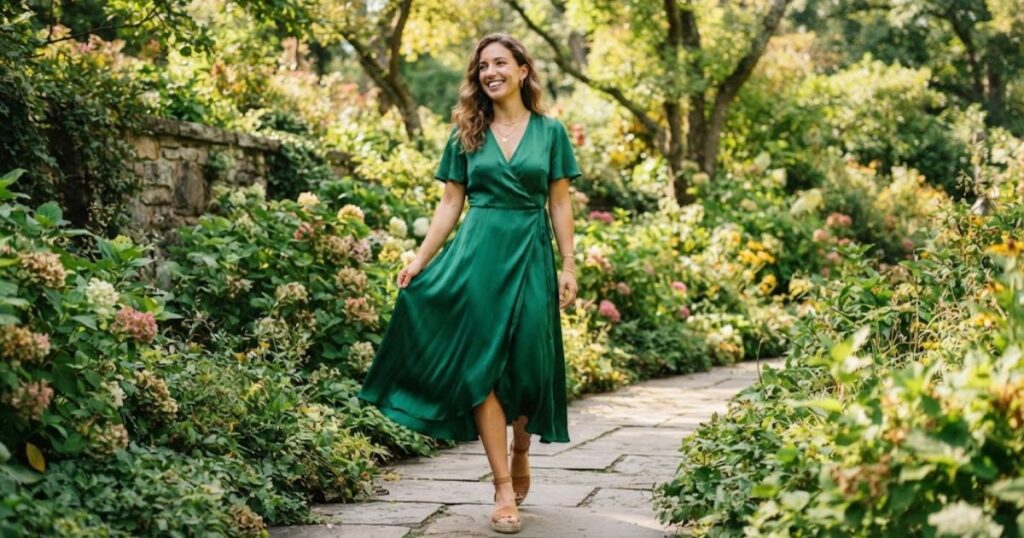 Green Dress Quotes and Captions