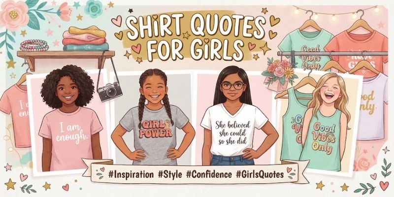 Shirt Quotes for Girls