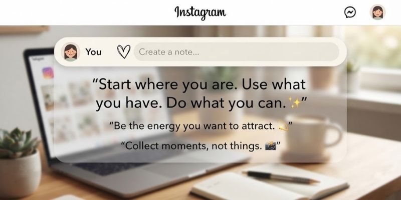 Quotes for notes on instagram